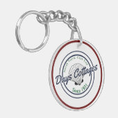 Iris #15, Dagen Cottages Sleutelhanger (Voorkant Links)