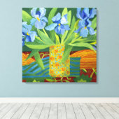 Iris 2014 canvas afdruk (Insitu (Houten vloer))