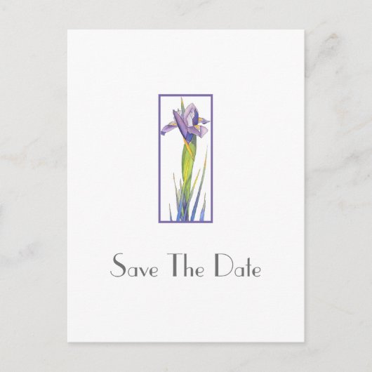 Iris 2-briefkaart briefkaart (Voorkant)