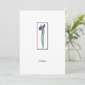 Iris 2 en verre souillé   - invitation de CP (Debout devant)