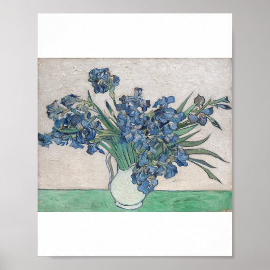 Iris — Affiche de Vincent van Gogh (Devant)