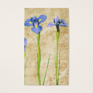 Iris antiques - personnaliser vintage d'arrière -