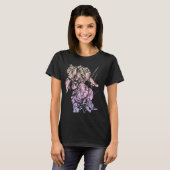 Iris Art numérique Sketch Transparence Tshirt (Devant entier)