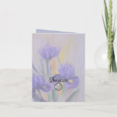 Iris Bedankkaart (Achterkant)