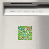  Iris Bird Pattern William Morris Magneet (Insitu (Vaatwasser))