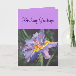Iris Birthday Kaart