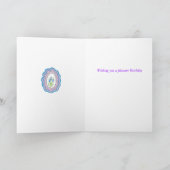 Iris Birthday Kaart (Binnen)