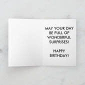 Iris Birthday Kaart (groot afdrukken) (Binnen)