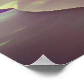 Iris bloeien in de zon poster (Hoek)