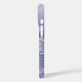 Iris bloem blauw kunst 25e hoes (Achterkant / Links)