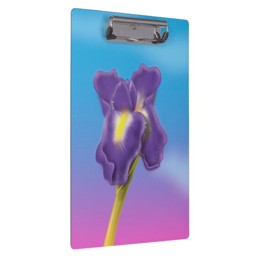 Iris Bloem Klembord (Rechts)