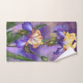 Iris Bloemen Bad Handdoek (Handdoek)