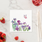 Iris bloemen Party Servet (Insitu)