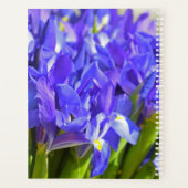 Iris bloemen planner (Achterkant)