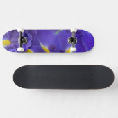 Iris bloemen skateboard (Horizontaal)