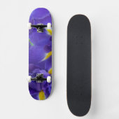 Iris bloemen skateboard (Voorkant)