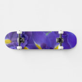 Iris bloemen skateboard (Horizontaal)