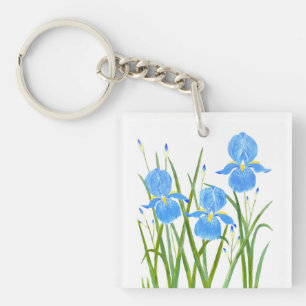 Iris Bloemen Sleutelhanger