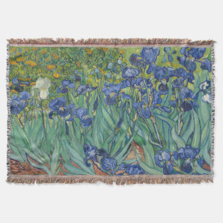 Iris, bloemenschilderij in olieverf, Vincent Van G Deken