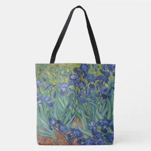 Iris, bloemenschilderij in olieverf, Vincent Van G Draagtas