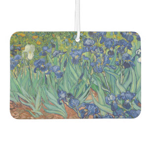 Iris, bloemenschilderij in olieverf, Vincent Van G Luchtverfrisser