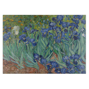 Iris, bloemenschilderij in olieverf, Vincent Van G Snijplank