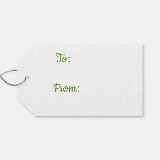 Iris Bloemtuin Bloemen Botanische Kunst Cadeaulabel (Achterkant Horizontaal)