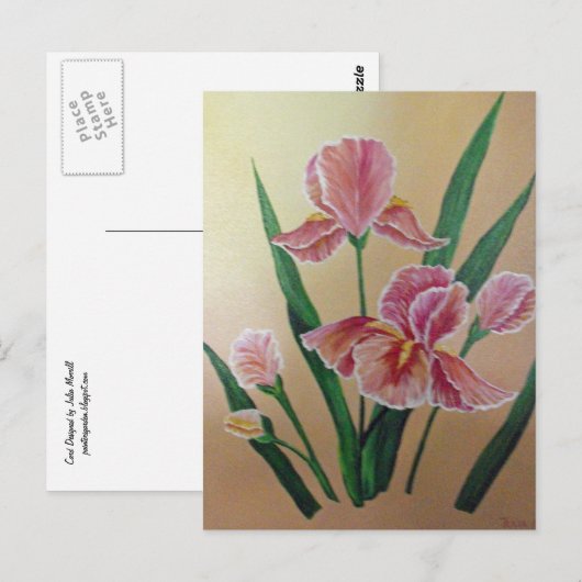 Iris Briefkaart (Voorkant / Achterkant)