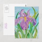 Iris Briefkaart (Voorkant / Achterkant)