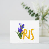 Iris Briefkaart (Staand voorkant)