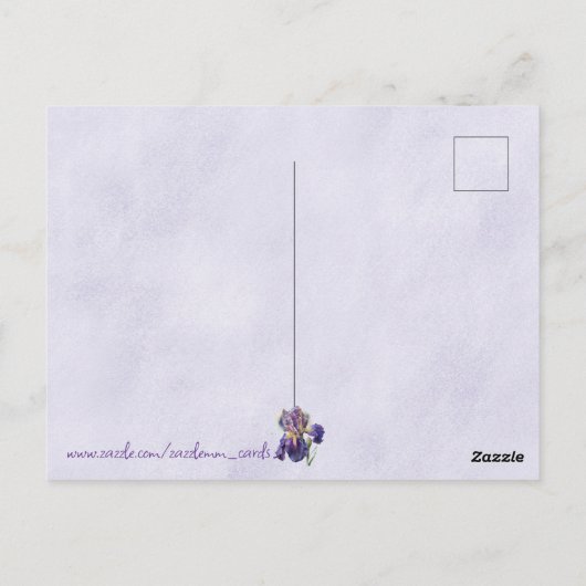 Iris Briefkaart (Achterkant)