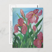 Iris Briefkaart (Voorkant / Achterkant)