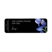 Iris Candle Étiquette (Devant)