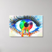 Iris Canvas Afdruk (Voorkant)