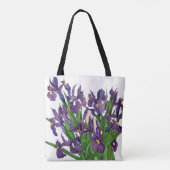 Iris Canvas tas (Achterkant)