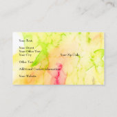 Iris Carte de visite ardent à barreaux floraux (Dos)