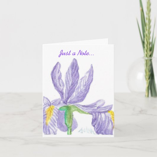 Iris Carte pour notes (Devant)