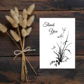 Iris chinois - carte postale photo bw