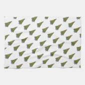 Iris Christmas Tree Serviette de cuisine (Horizontal)