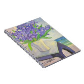 Iris dans le Carnet Vase par fenêtre (Côté Droit)