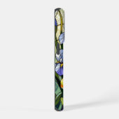 Iris de fleurs sauvages élégantes verre teinté de (Côté droit)