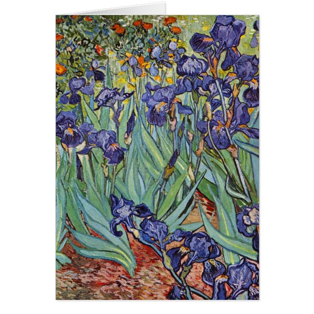 Iris de Van Gogh Peinture Impressionniste (Devant)