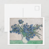 Iris de Vincent Van Gogh Carte postale florale (Devant / Derrière)