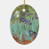 Iris door Vincent van Gogh Keramisch Ornament (Voorkant)