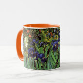Iris door Vincent van Gogh, Vintage Tuinkunst Mok (Voorkant links)