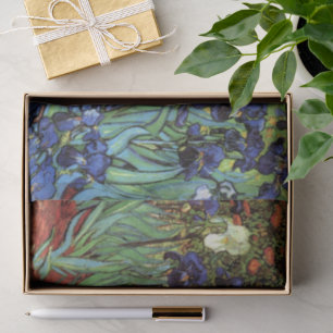 Iris door Vincent van Gogh, Vintage Tuinkunst Tissuepapier