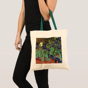 Iris door Vincent van Gogh, Vintage Tuinkunst Tote Bag