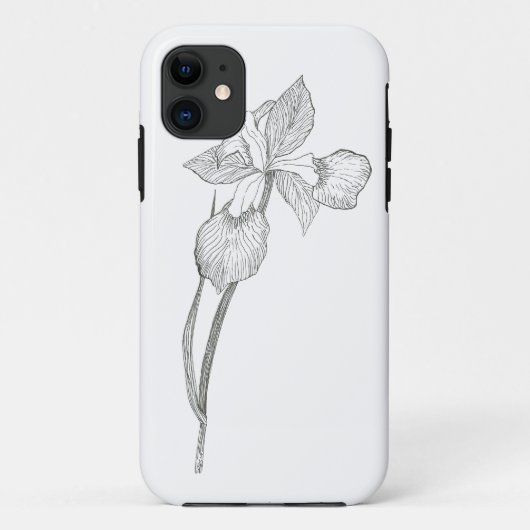 Iris Drawing iphone5 hoesje (Achterkant)