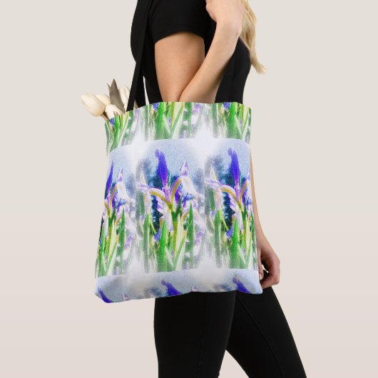 Iris Dream Canvas tas (Dichtbij)