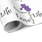 Iris, dromer, leven, liefde cadeaupapier (Rol Hoek)